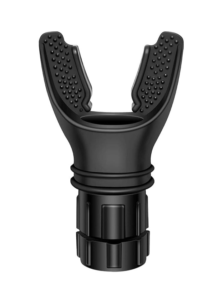 جهاز الشهيق وتمرين التنفس، جهاز تنفس رياضي مدمج من السيليكون، مدرب مقاومة هواء قابل للتعديل للأداء والتحمل، سهل التنظيف (مطور تحكم مزدوج في التدفق) - Image 1